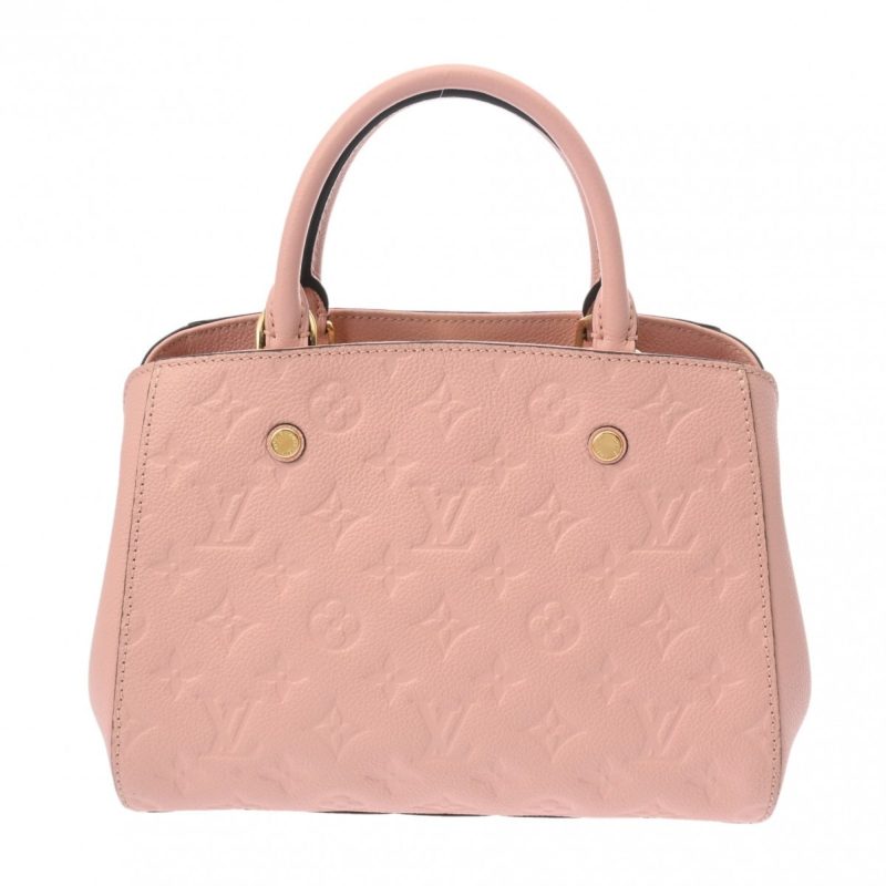 Louis Vuitton Montaigne  Leather Handbag - Barde - Image 2