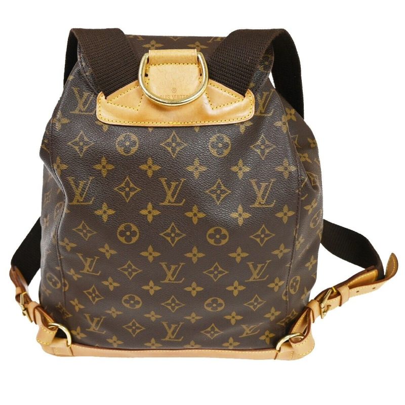 Louis Vuitton Montsouris Gm  Canvas Backpack Bag - Barde - Image 2