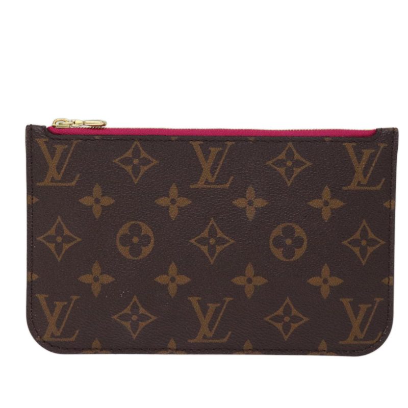 Louis Vuitton Neverfull Pouch  Canvas Clutch Bag - Barde - Image 2