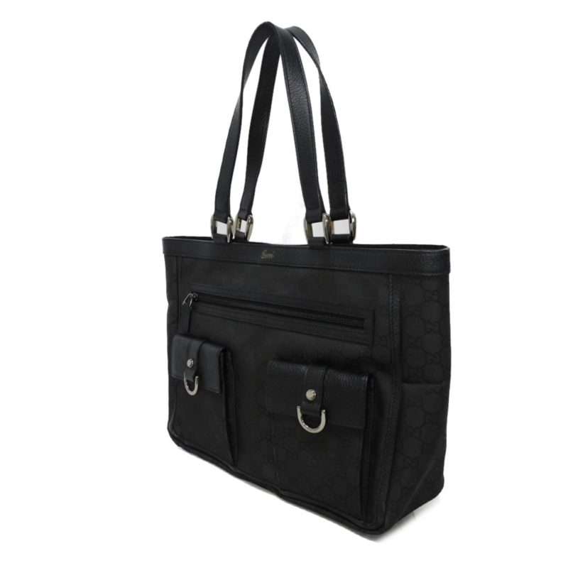 Gucci  Nylon Leather Shoulder Bag Tote Bag (Pre-Owned) - Barde - Image 2