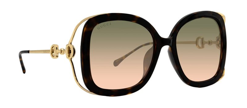 Gucci GG1021S W 001 Butterfly Sunglasses - Barde - Image 2