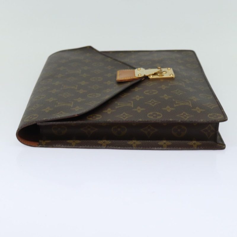 Louis Vuitton Porte Document Senateur  Canvas Briefcase Bag - Barde - Image 3