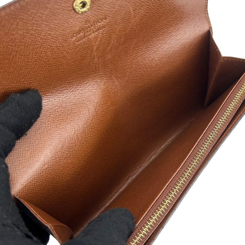 Louis Vuitton Sarah  Canvas Wallet - Barde - Image 4
