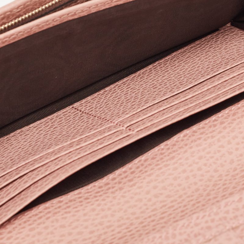 Gucci  Old Rose Leather Swing Continental Wallet - Barde - Image 2