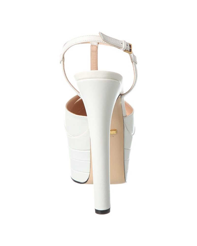 Gucci Leather Platform Pump - Barde - Image 3
