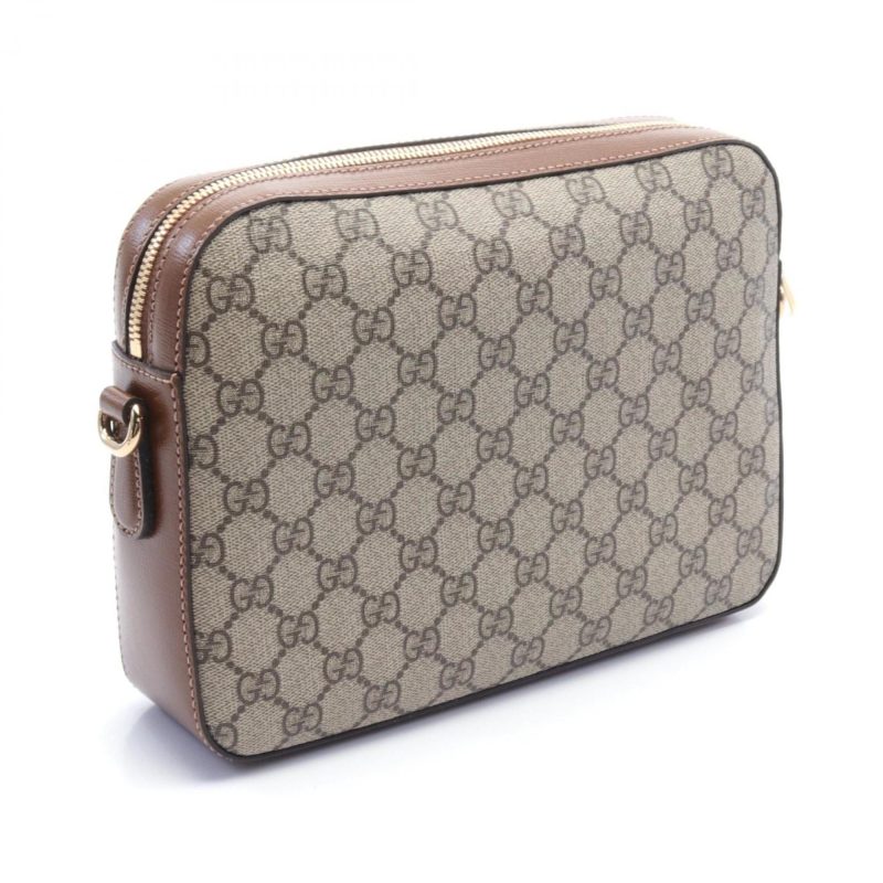 Gucci   Pvc Coated Canvas Leather Shoulder Bag (Pre-Owned) - Barde - Image 3