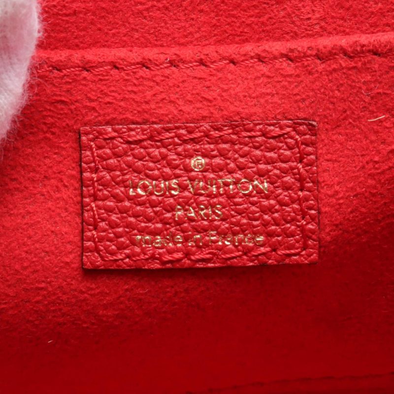Louis Vuitton Saint Germain BB Empreinte Shoulder Bag Red - Barde - Image 4