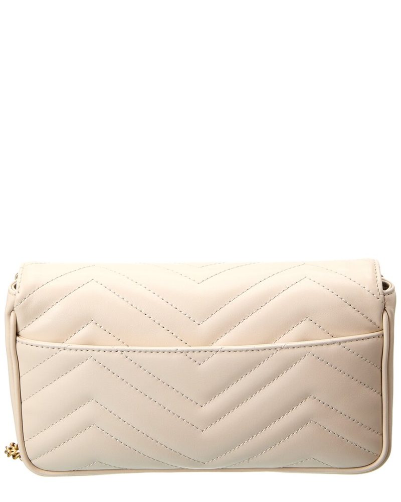Gucci GG Marmont Mini Leather Shoulder Bag - Barde - Image 2