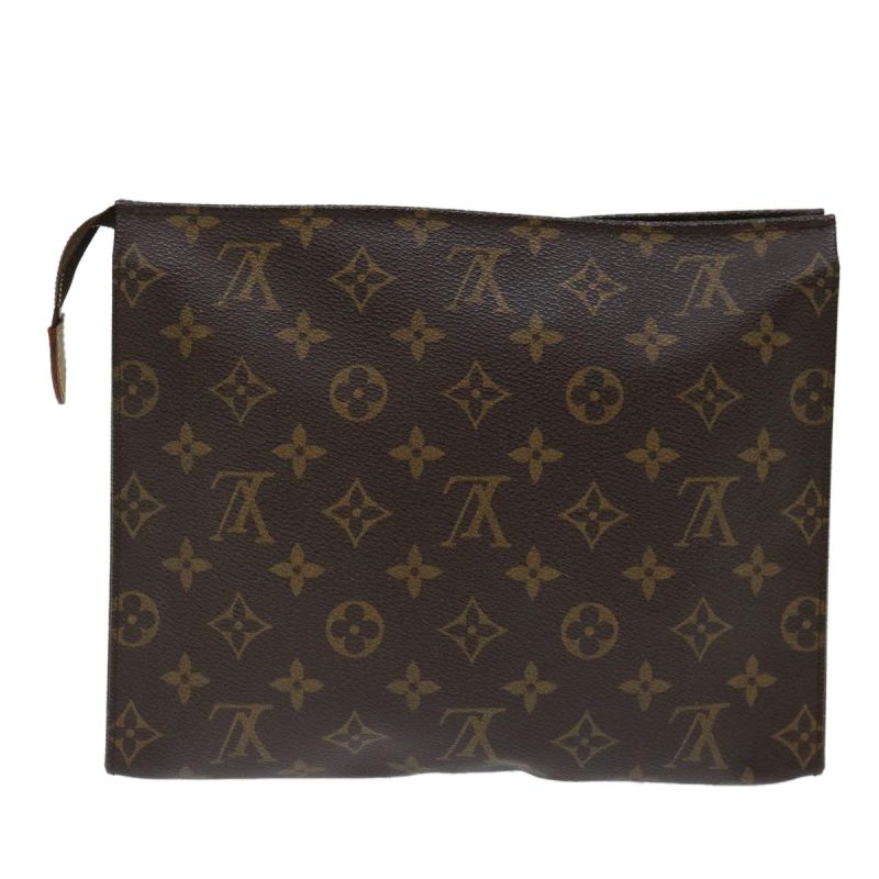 Louis Vuitton Poche Toilette  Canvas Clutch Bag - Barde - Image 2