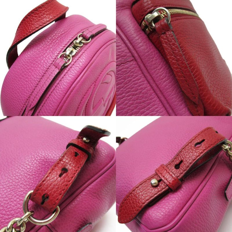 Gucci  Metal Leather Backpack (Pre-Owned) - Barde - Image 3