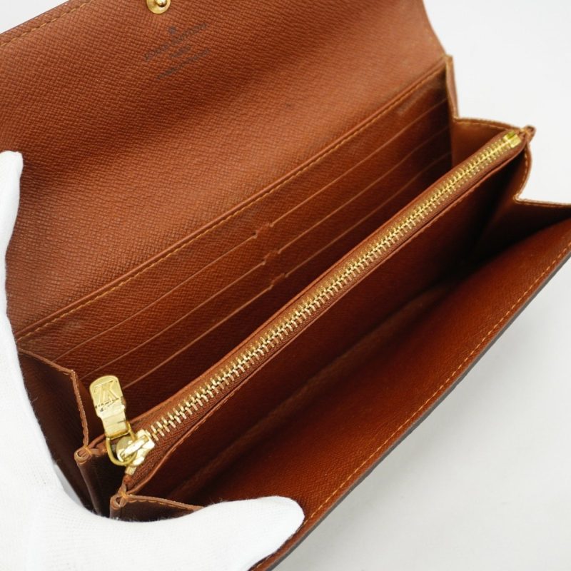 Louis Vuitton Portefeuille Sarah  Canvas Wallet - Barde - Image 5