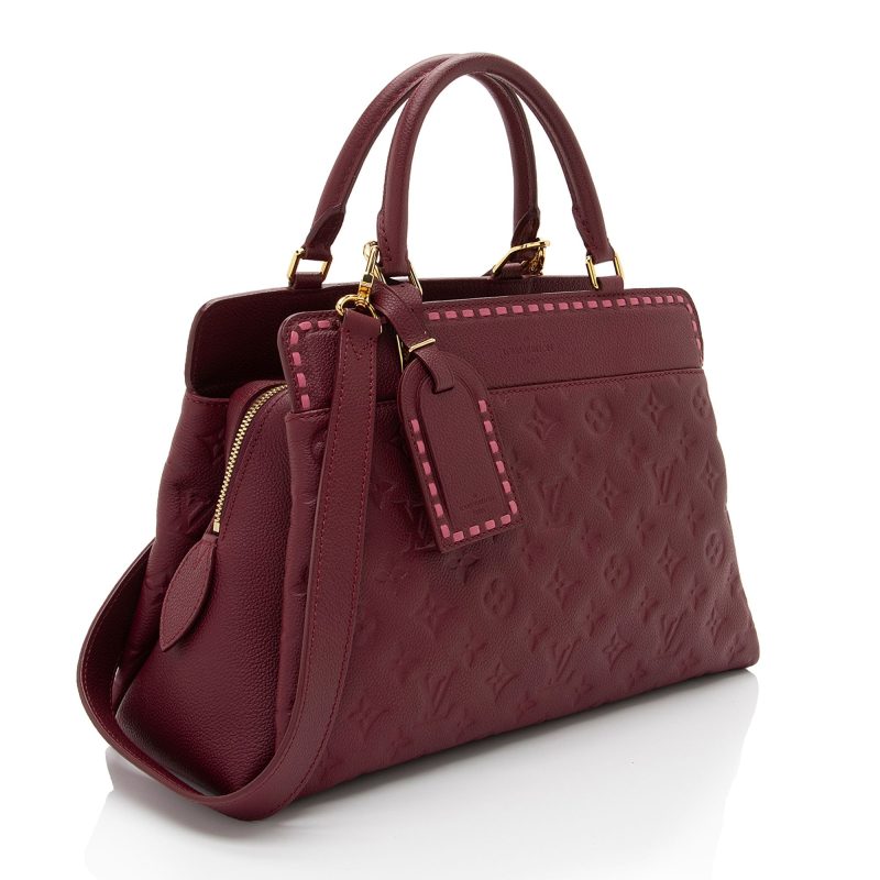 Louis Vuitton Monogram Empreinte Vosges MM Satchel - Barde - Image 2