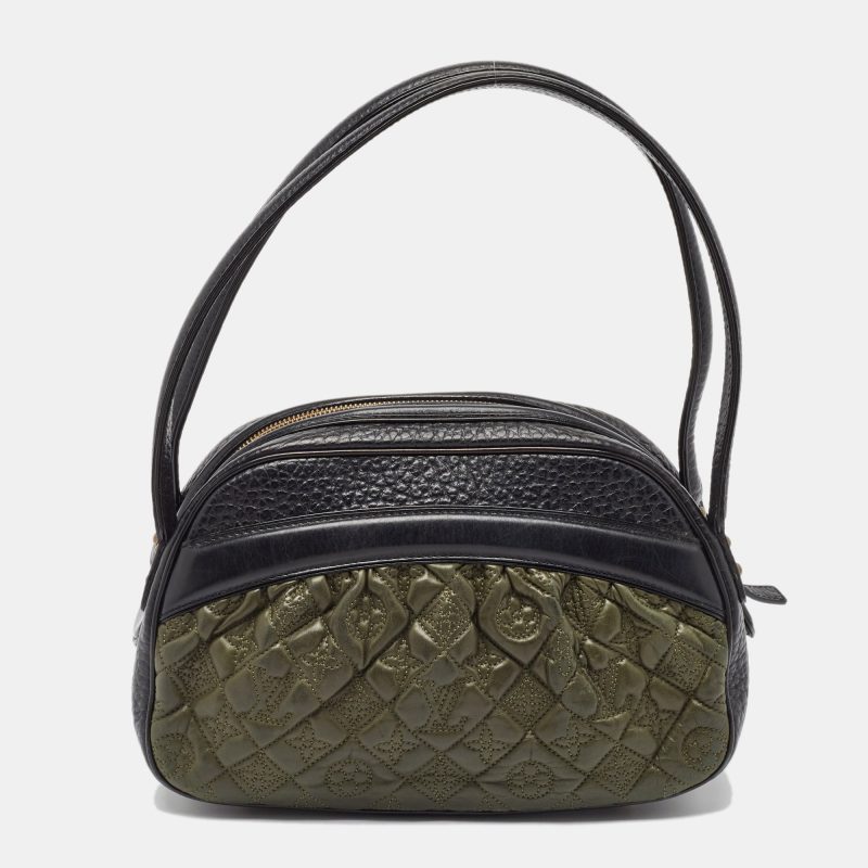 Louis Vuitton Olive Monogram Leather Mizi Vienna Bag - Barde - Image 3