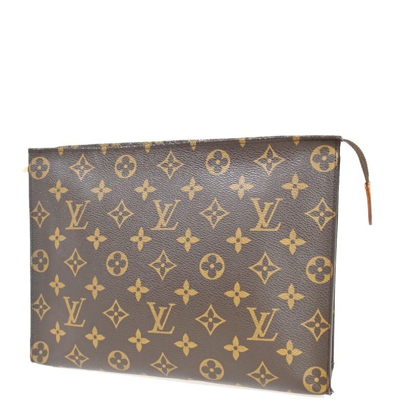 Louis Vuitton Poche Toilette  Canvas Clutch Bag - Barde - Image 2