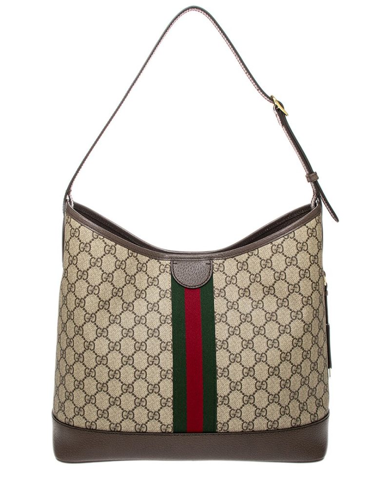 Gucci Ophidia Medium GG Supreme Canvas & Leather Shoulder Bag - Barde - Image 2