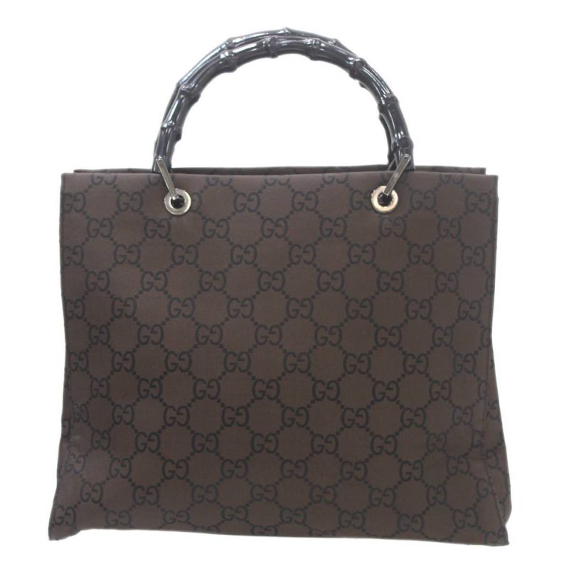 Gucci  Canvas Leather Tote Bag (Pre-Owned) - Barde - Image 3