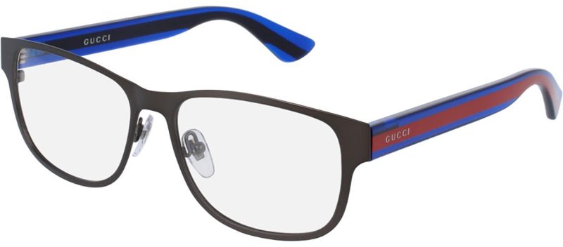 Gucci GG 0007O 003 Rectangle Eyeglasses - Barde