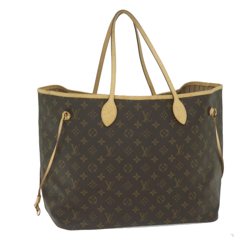 Louis Vuitton Neverfull Gm  Canvas Tote Bag - Barde
