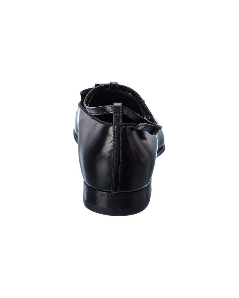 Gucci Leather & Satin Loafer - Barde - Image 3