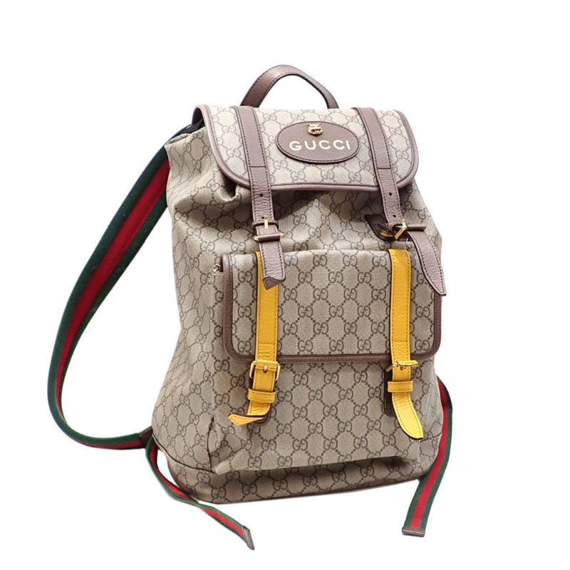 Gucci Vintage  Canvas Backpack Bag () - Barde