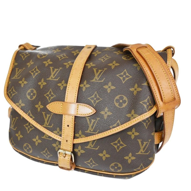 Louis Vuitton Saumur 30  Canvas Shoulder Bag - Barde