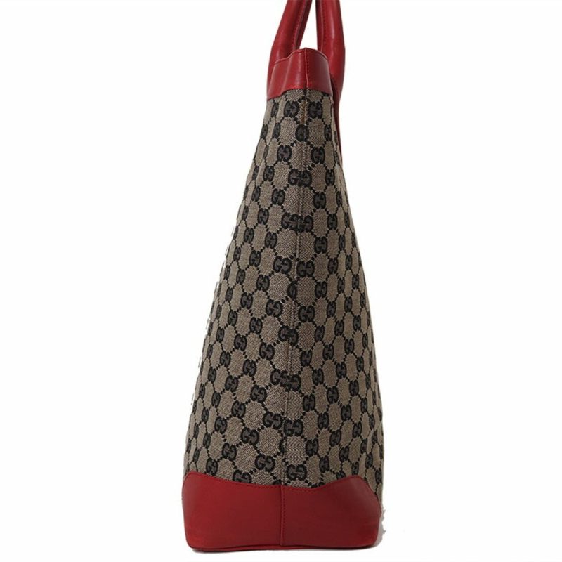 Gucci Gg Canvas   Color Canvas Leather Handbag Tote Bag (Pre-Owned) - Barde - Image 3