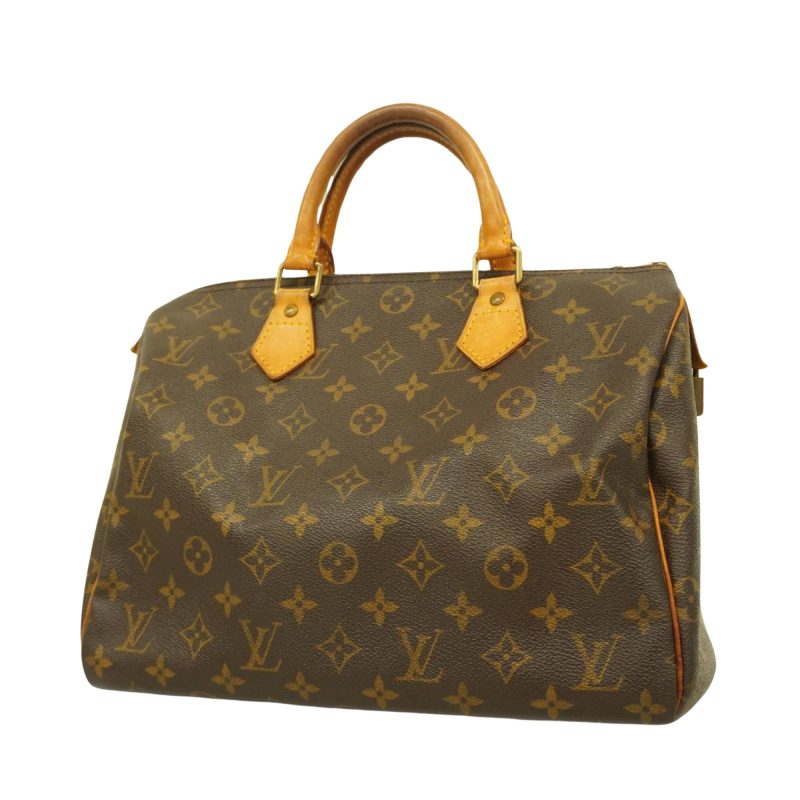 Louis Vuitton Speedy 30  Canvas Handbag - Barde