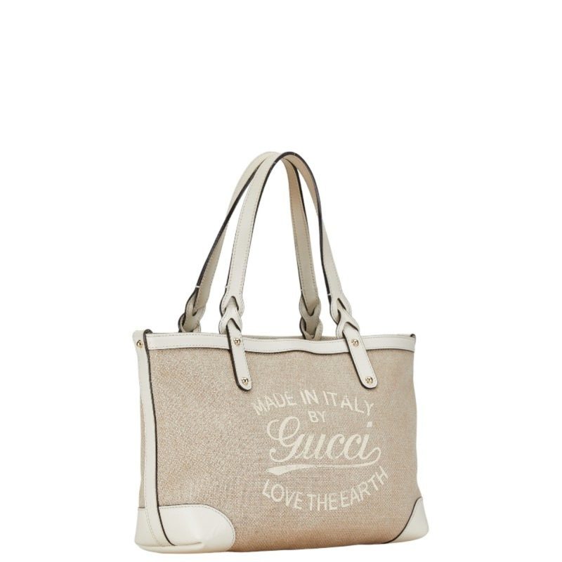 Gucci   Canvas Leather Handbag Tote Bag (Pre-Owned) - Barde - Image 3