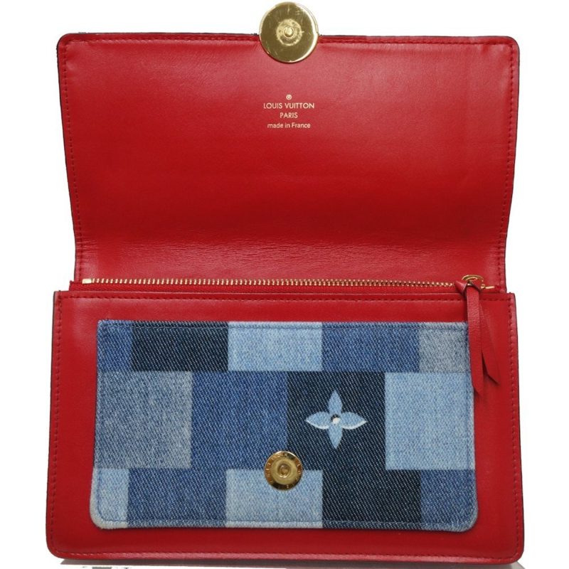 Louis Vuitton Portefeuille Flor   - Jeans Shoulder Bag - Barde - Image 4