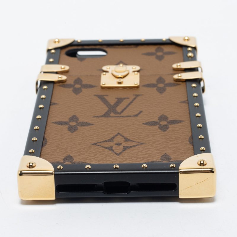 Louis Vuitton Monogram Reverse Canvas Eye Trunk Iphone 7 Case - Barde - Image 5