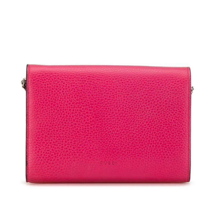 Gucci  Leather Chain/Shoulder Wallet (Pre-Owned) - Barde - Image 3