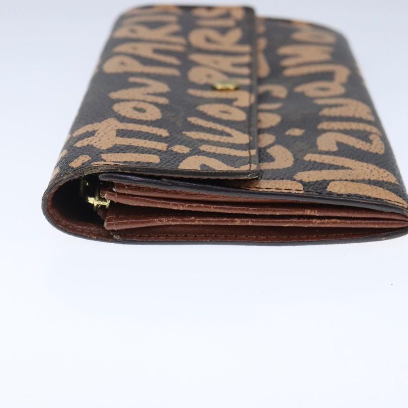 Louis Vuitton Portefeuille Sarah  Canvas Wallet - Barde - Image 3
