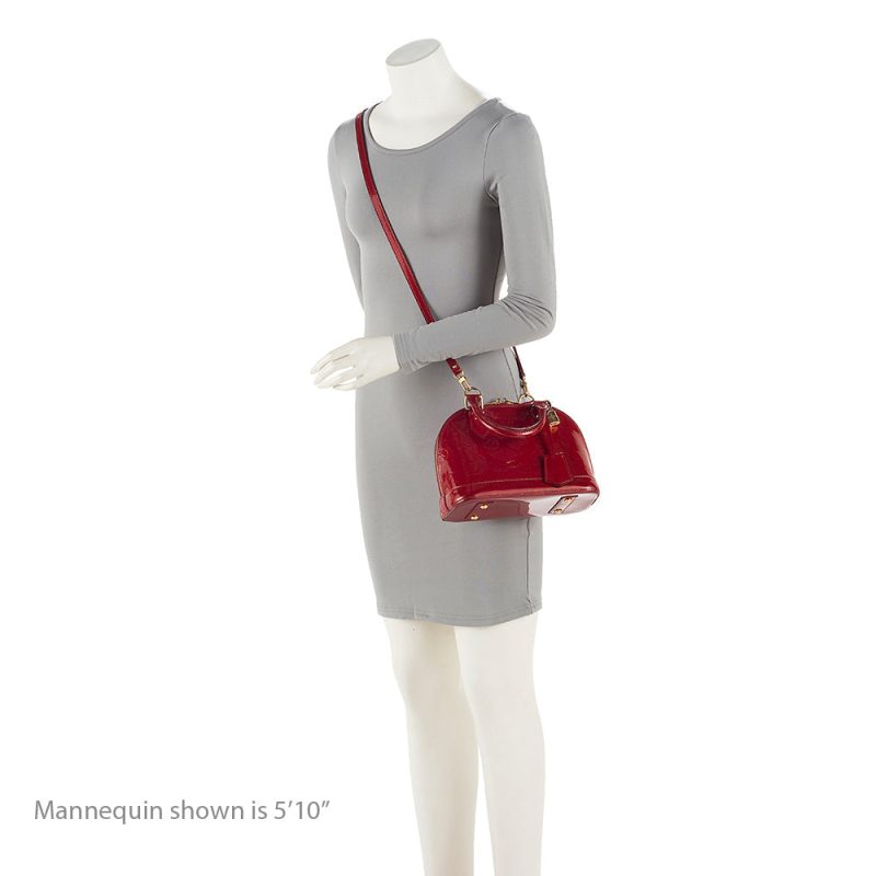 Louis Vuitton Monogram Vernis Alma BB Satchel - Barde - Image 5