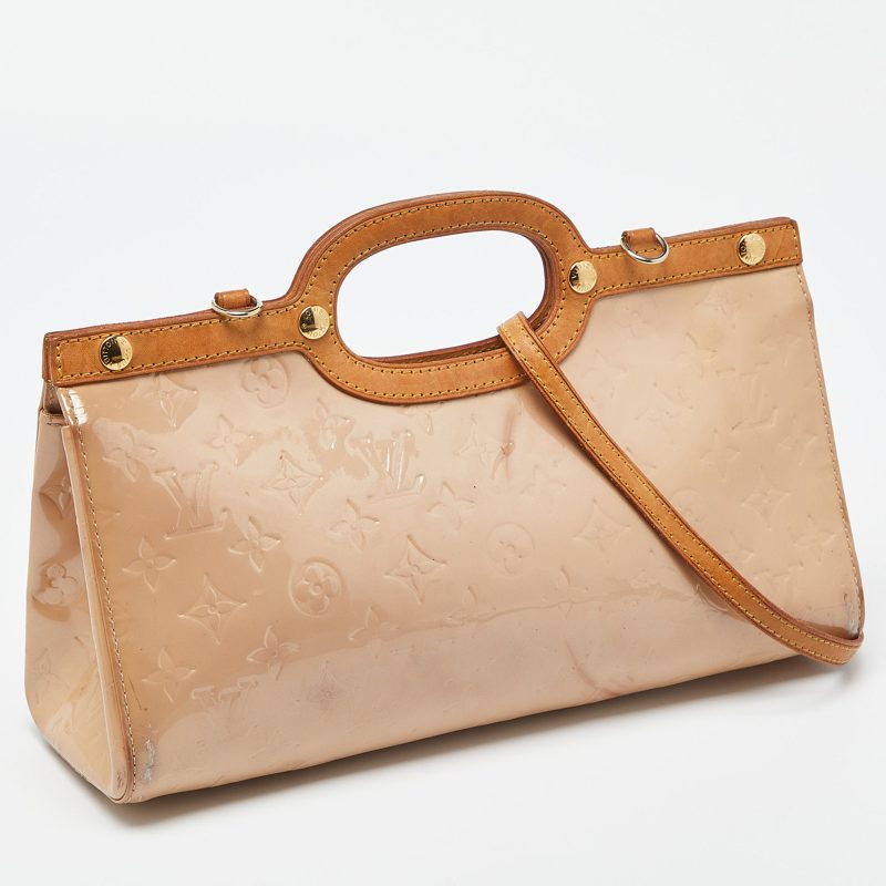 Louis Vuitton Rose Florentine Monogram Vernis Roxbury Drive Bag - Barde - Image 2