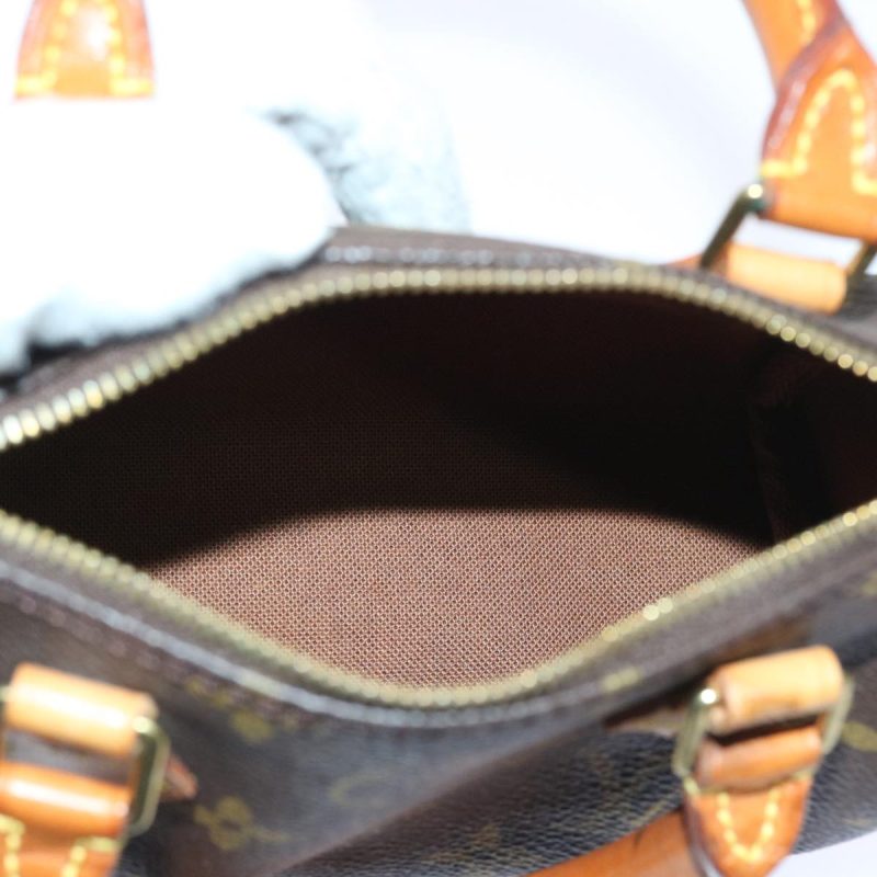 Louis Vuitton Nano Speedy  Canvas Handbag - Barde - Image 5
