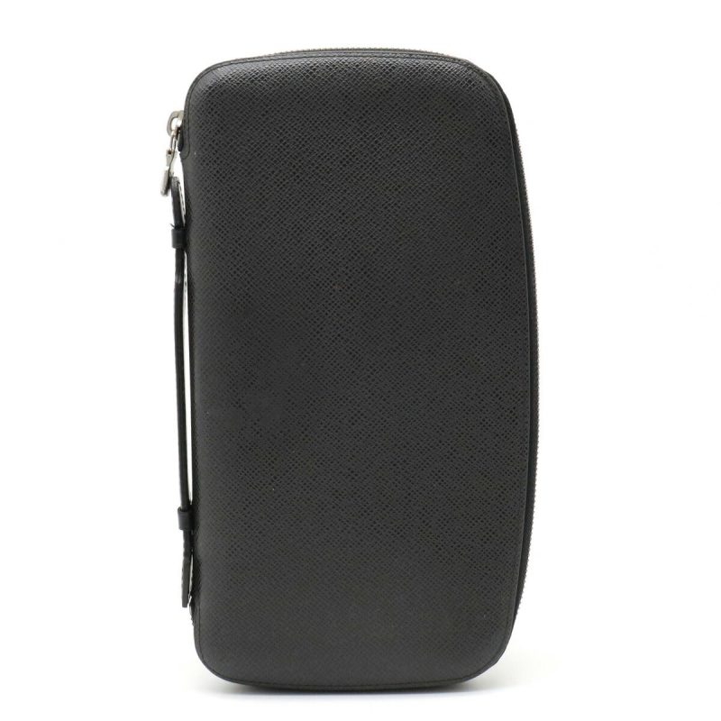 Louis Vuitton Taiga Leather Organizer Travel Case Black - Barde
