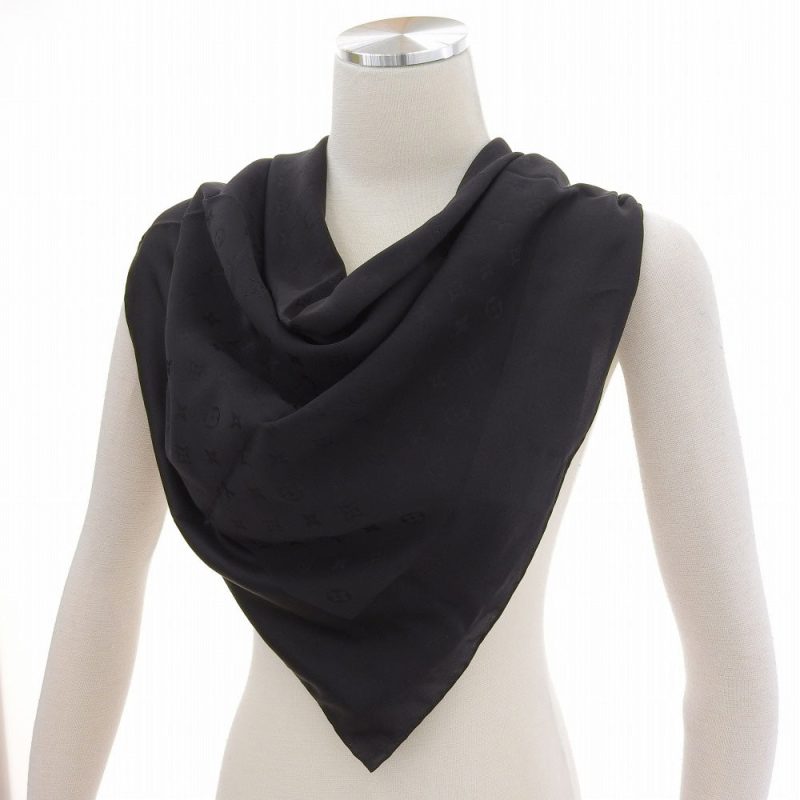Louis Vuitton Monogram Silk Scarf - Barde - Image 2