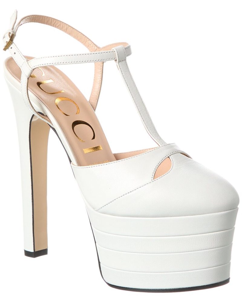 Gucci Leather Platform Pump - Barde