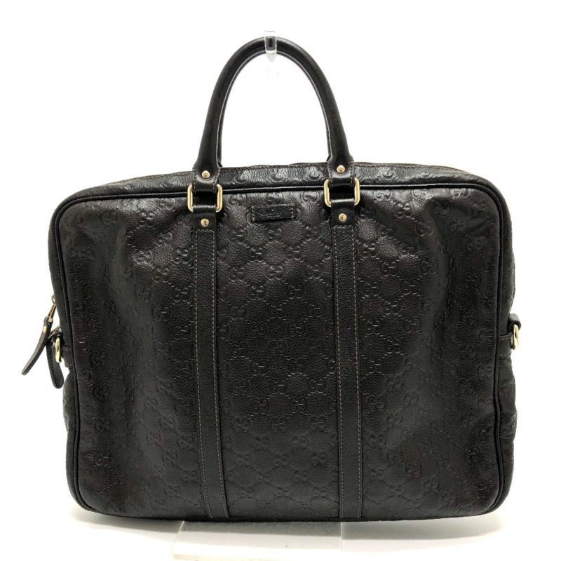 Gucci Shima Line  Leather Briefcase Bag () - Barde