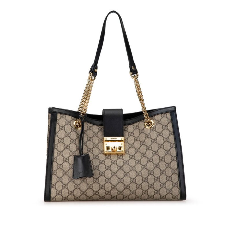 Gucci   Gg Supreme Leather Shoulder Bag Tote Bag (Pre-Owned) - Barde
