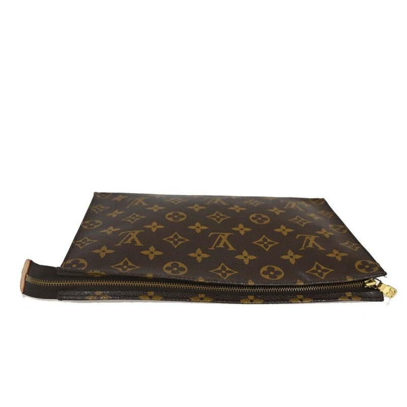 Louis Vuitton Poche Toilette  Canvas Clutch Bag - Barde - Image 4