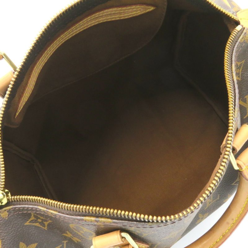Louis Vuitton Speedy 30 Handbag Monogram Brown - Barde - Image 5