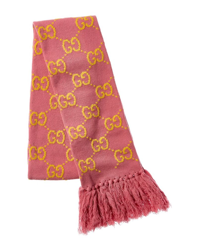 Gucci GG Logo Wool Scarf - Barde - Image 2