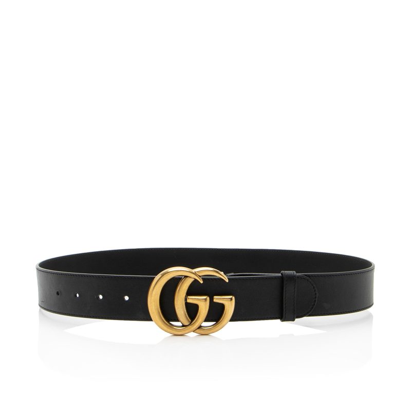 Gucci Leather GG Marmont Belt - Barde - Image 2