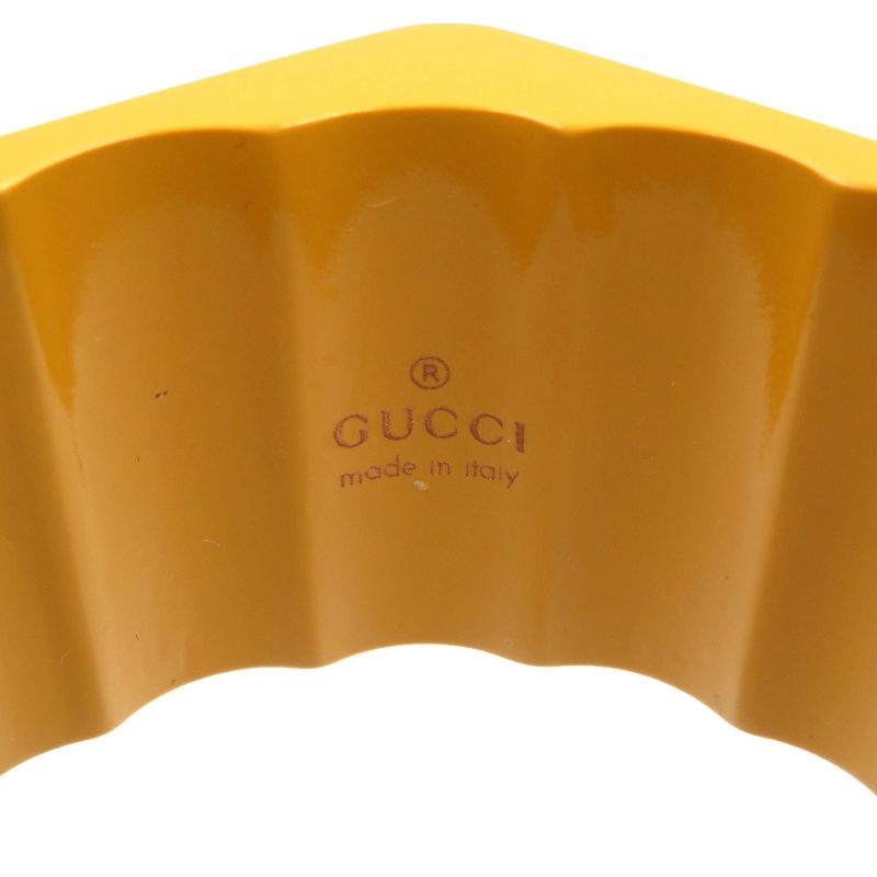 Gucci Mustard yellow Leather Bangle (Pre-Owned) - Barde - Image 6