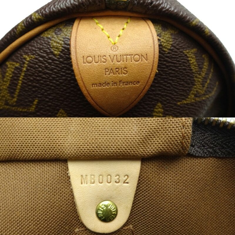 Louis Vuitton Speedy 40  Canvas Travel Bag - Barde - Image 6