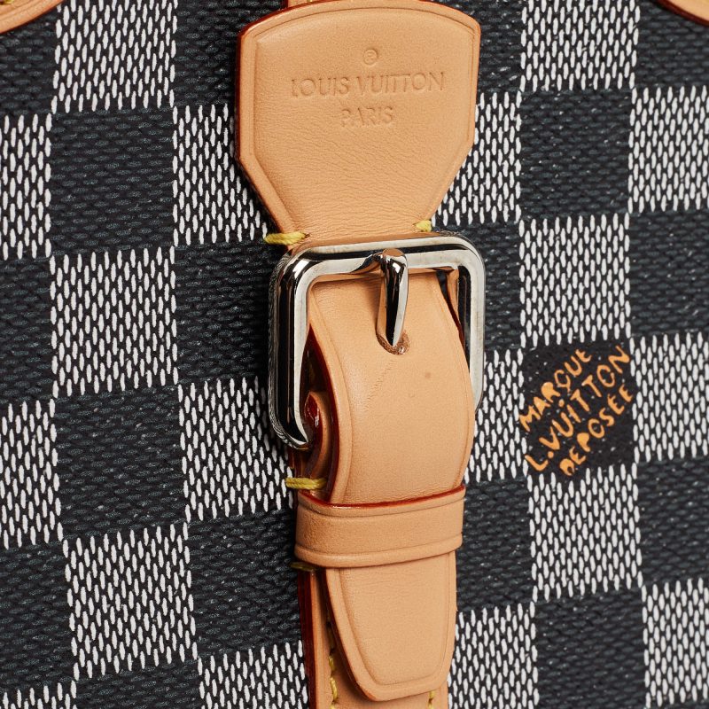 Louis Vuitton Noir Damier Colors Canvas Verticale Valisette Bag - Barde - Image 5