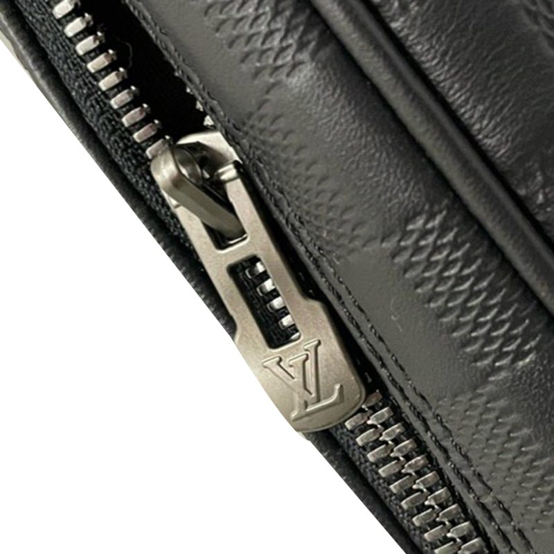 Louis Vuitton Porte-Documents Voyage PM Bag in Black Leather - Barde - Image 5