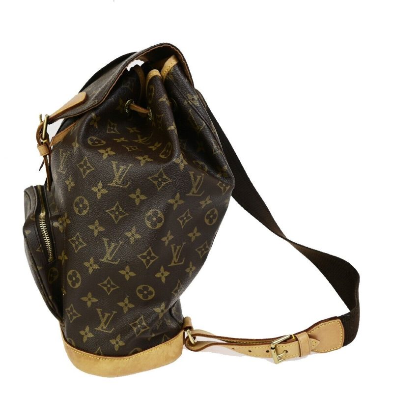 Louis Vuitton Montsouris Gm   Plated Backpack Bag - Barde - Image 3