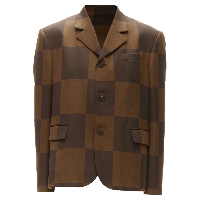 Louis Vuitton Nigo LV Giant Damier wool blazer jacket - Barde